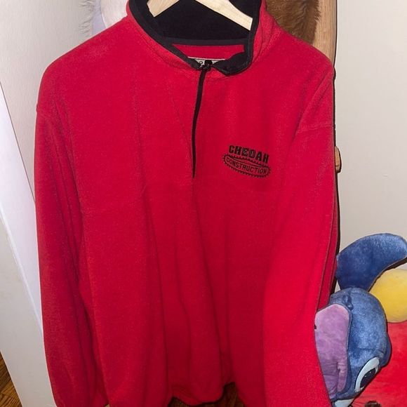 Vintage Other - Vintage Fleece Construction Jacket